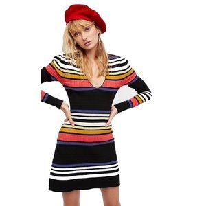 Free People Gidget Striped Sweater Dress